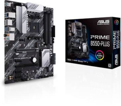 Мат.плата AM4 (B550) Asus PRIME B550-PLUS, 4xDDR4, HDMI/ DP, ATX