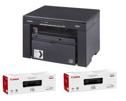 МФУ А4 ч/ б Canon i-SENSYS MF3010 + картриджи 2xCRG725 (5252B034AA)