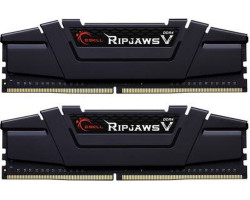 DDR4 8Gb x 2 (16Gb Kit), 4000 MHz, G.Skill Ripjaws V, Black (F4-4000C18D-16GVK)