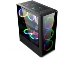 Корпус Golden Field 7681B (P1B),  Black, Miditower, без вентиляторов, без БП