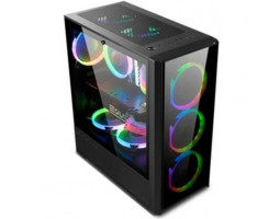 Корпус Golden Field 7681B (P1B), Black, Miditower, без вентиляторов, без БП Корпус Golden Field 7681B (P1B), Black, Miditower, без вентиляторов, без БП