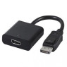Переходник DisplayPort > HDMI (DP папа - HDMI мама), Cablexpert, кабель 10см (A-DPM-HDMIF-002)