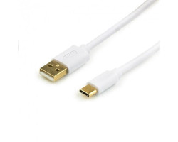 Кабель USB 2.0 - 1.0m AM/ Type-C Atcom, белый, (C0001), bulk