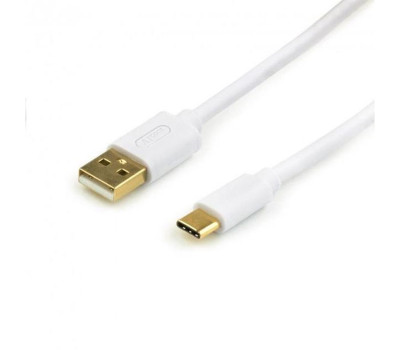 Кабель USB 2.0 - 1.0m AM/ Type-C Atcom, белый, (C0001), bulk Кабель USB 2.0 - 1.0m AM/ Type-C Atcom, белый, (C0001), bulk