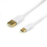 Кабель USB 2.0 - 1.0m AM/ Type-C Atcom, белый, (C0001), bulk