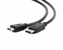 Кабель DisplayPort > HDMI 1.8m Cablexpert CC-DP-HDMI-6
