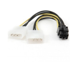 Переходник питания Cablexpert CC-PSU-6 2x4pin*6pin для ВИДЕОКАРТ (CC-PSU-6)
