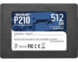 Твердотельный накопитель 512Gb, Patriot P210, SATA3, 2.5