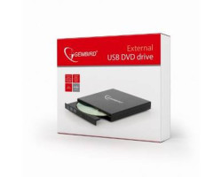 Внешний оптический привод Gembird, Black, USB (DVD-USB-02)