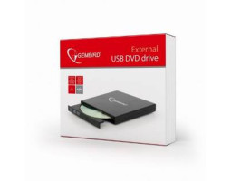 Внешний оптический привод Gembird, Black, USB (DVD-USB-02) Внешний оптический привод Gembird, Black, USB (DVD-USB-02)