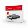 Внешний оптический привод Gembird, Black, USB (DVD-USB-02)