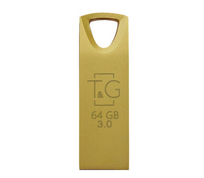USB Flash Drive 64Gb T&G 117 Metal series Gold (TG117GD-64G)