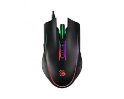 Мышь A4Tech Q81 USB Curve Bloody Black, Neon XGlide, Optical 3200CPI (Q81 Bloody Curve)