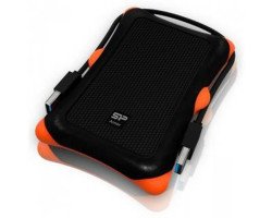 Карман HDD 2.5&Prime; Silicon Power Armor A30, Black, USB 3.0, 1xSATA HDD/ SSD (SP000HSPHDA30S3K)
