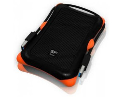 Карман HDD 2.5&Prime; Silicon Power Armor A30, Black, USB 3.0, 1xSATA HDD/ SSD (SP000HSPHDA30S3K)