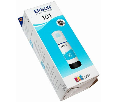Чернила Epson 101 ( Epson L4150, L4160, L6160, L6170, L6190), Cyan, 70 мл (C13T03V24A)