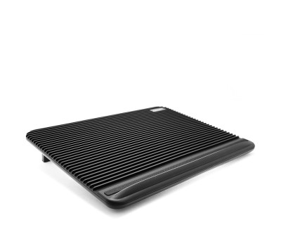Подставка для ноутбука до 17&Prime; Crown CMLC-1101, Black, 2x110mm, 2xUSB, 380x280x25mm