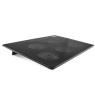 Подставка для ноутбука до 15.6&Prime; Crown CMLC-1105, Black, 5x80mm, 2xUSB, 345x 245x20mm