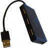 Концентратор Usb TD4005 4port (поддержка HDD до 2Tb) Black (10725)