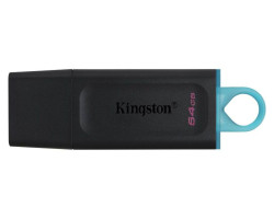 USB 3.2 Flash Drive 64Gb Kingston DataTraveler Exodia, Black/ Teal (DTX/ 64GB) USB 3.2 Flash Drive 64Gb Kingston DataTraveler Exodia, Black/ Teal (DTX/ 64GB)