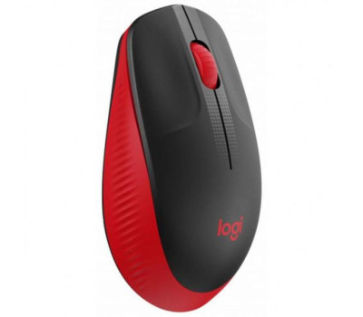 Мышь Logitech M190 Wireless Red/ Black, 1000 dpi, 3 кнопки (910-005908)