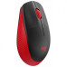 Мышь Logitech M190 Wireless Red/ Black, 1000 dpi, 3 кнопки (910-005908)