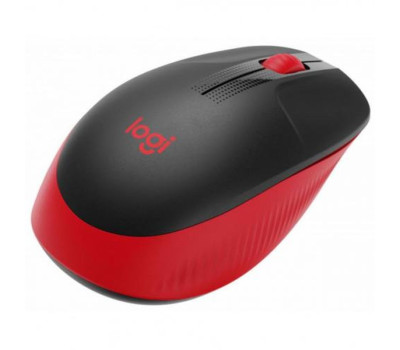 Мышь Logitech M190 Wireless Red/ Black, 1000 dpi, 3 кнопки (910-005908)