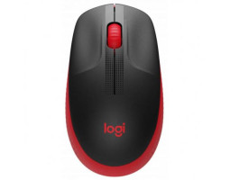 Мышь Logitech M190 Wireless Red/ Black, 1000 dpi, 3 кнопки (910-005908)