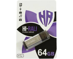 USB Flash Drive 64Gb Hi-Rali Stark series Silver (HI-64GBSTSL)