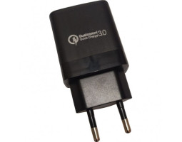 Сетевое зарядное устройство ATcom CX-18 Black, 1xUSB, 5V, 3A, Quick Charge (20303)