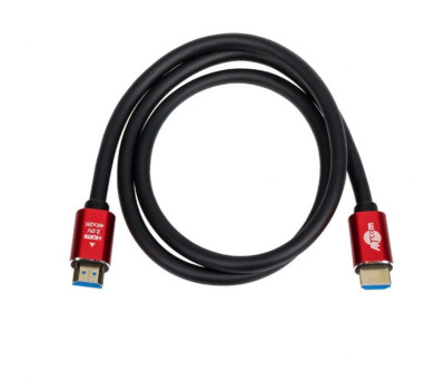 Кабель HDMI > HDMI 2.0m Atcom VER 2.0 for 4K Red/ Gold пакет (24942)