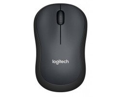 Мышь Logitech M220 Silent, Gray/ Black, USB, беспроводная, оптическая, 1000 dpi (910-004878)