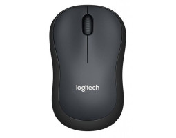 Мышь Logitech M220 Silent, Gray/ Black, USB, беспроводная, оптическая, 1000 dpi (910-004878)