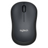 Мышь Logitech M220 Silent, Gray/ Black, USB, беспроводная, оптическая, 1000 dpi (910-004878)