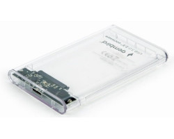 Карман HDD 2.5&Prime; Gembird, Clear, USB 3.0, 1xSATA HDD/ SSD, питание по USB, чехол (EE2-U3S9-6)
