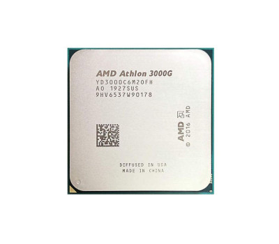 AMD (AM4) Athlon 3000G, Tray, 2x3,5 GHz (YD3000C6M2OFH) AMD (AM4) Athlon 3000G, Tray, 2x3,5 GHz (YD3000C6M2OFH)