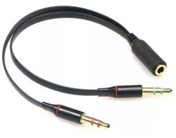 Переходник аудио 4pin Jack (мама) > 2x3pin (папа) 0.1m ATcom (17488) Переходник аудио 4pin Jack (мама) > 2x3pin (папа) 0.1m ATcom (17488)