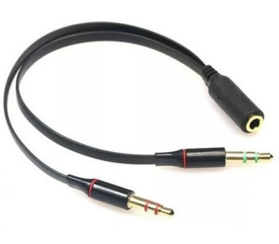 Переходник аудио 4pin Jack (мама) > 2x3pin (папа) 0.1m ATcom (17488)