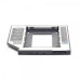 Шасси Gembird MF-95-02 для подключ. 2,5&Prime; HDD/ SSD SATA3 в отсек привода ноутбука толщ. 12,5 мм, алюм.