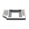 Шасси Gembird MF-95-02 для подключ. 2,5&Prime; HDD/ SSD SATA3 в отсек привода ноутбука толщ. 12,5 мм, алюм.