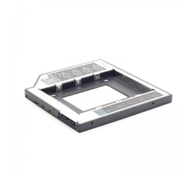 Шасси Gembird MF-95-01 для подключ. 2,5″ HDD/ SSD SATA3 в отсек привода ноутбука толщ. 9.5 мм, алюм. Шасси Gembird MF-95-01 для подключ. 2,5″ HDD/ SSD SATA3 в отсек привода ноутбука толщ. 9.5 мм, алюм.