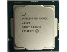 Intel Pentium Gold (LGA1200) G6400, Tray, 2x4,0 GHz, UHD Graphics 610 (1050 MHz) (CM8070104291810) Intel Pentium Gold (LGA1200) G6400, Tray, 2x4,0 GHz, UHD Graphics 610 (1050 MHz) (CM8070104291810)