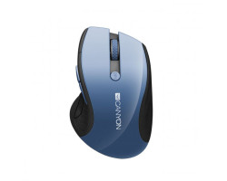 Мышь Canyon CNS-CMSW01BL, Blue, USB, wireless, оптическая, синий LED-сенсор, 2.4 GHz, 1600 dpi