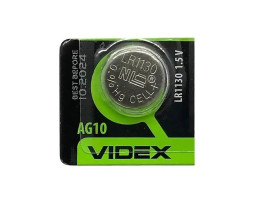 Батарейка LR1130/ AG10, Videx Blister Батарейка LR1130/ AG10, Videx Blister