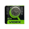 Батарейка LR1130/  AG10, Videx  Blister