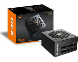 Блок питания 750W, Cougar GEX 750, Black, 120 мм, PFC, 80 Plus Gold, Modular