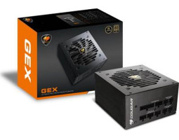 Блок питания 750W, Cougar GEX 750, Black, 120 мм, PFC, 80 Plus Gold, Modular Блок питания 750W, Cougar GEX 750, Black, 120 мм, PFC, 80 Plus Gold, Modular
