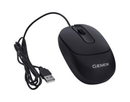 Мышь Gemix GM145 Black, Optical, USB, 800 dpi (GM145BK) Мышь Gemix GM145 Black, Optical, USB, 800 dpi (GM145BK)