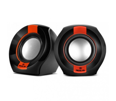 Колонки 2.0 REAL-EL S-50 Black/ Red USB (S-50) Колонки 2.0 REAL-EL S-50 Black/ Red USB (S-50)