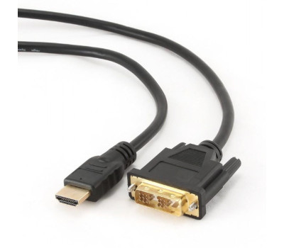 Кабель HDMI > DVI 1.8 м. Cablexpert CC-HDMI-DVI-6, позолоч, 1.8 м Кабель HDMI > DVI 1.8 м. Cablexpert CC-HDMI-DVI-6, позолоч, 1.8 м